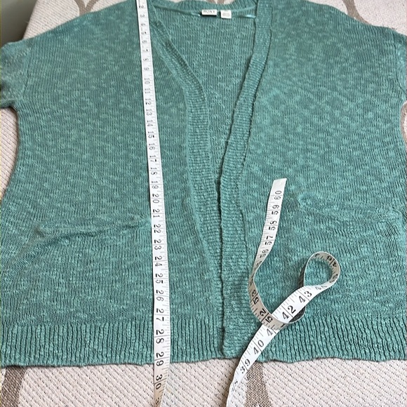 Roxy open front longline front pockets textured cardigan - Picture 11 of 15